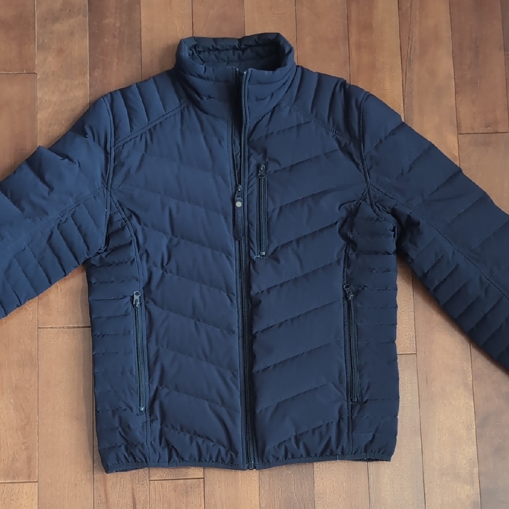 Andrew Marc Men's Navy Quilted Jacket